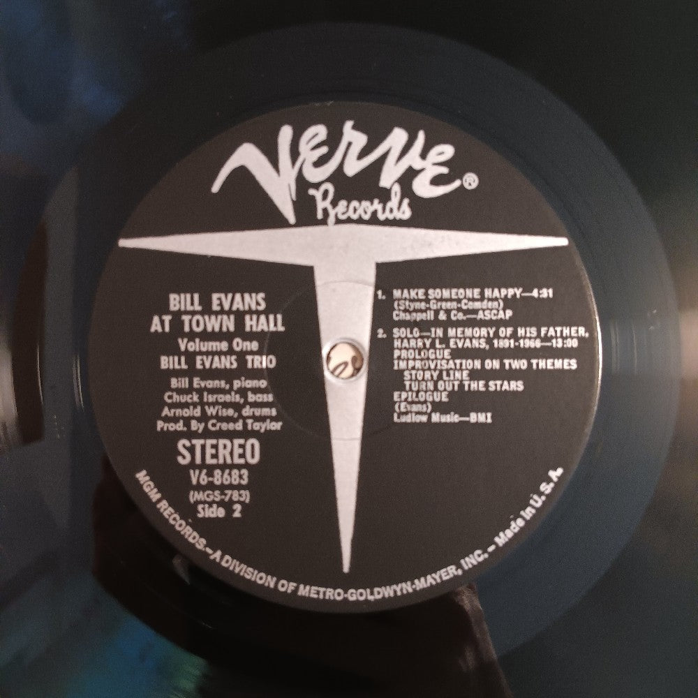Bill Evans Trio - At Town Hall Volume 1 OG STEREO - 1967 - V6-8683 - Used - VG++ - Vinyl