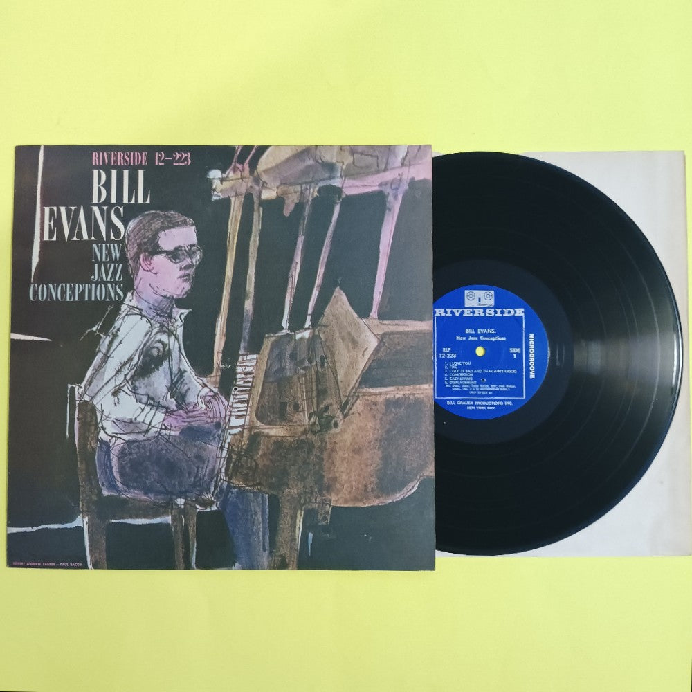 Bill Evans - New Jazz Perceptions MONO - 1961 - RLP 12-223 - Used - VG++ - Vinyl
