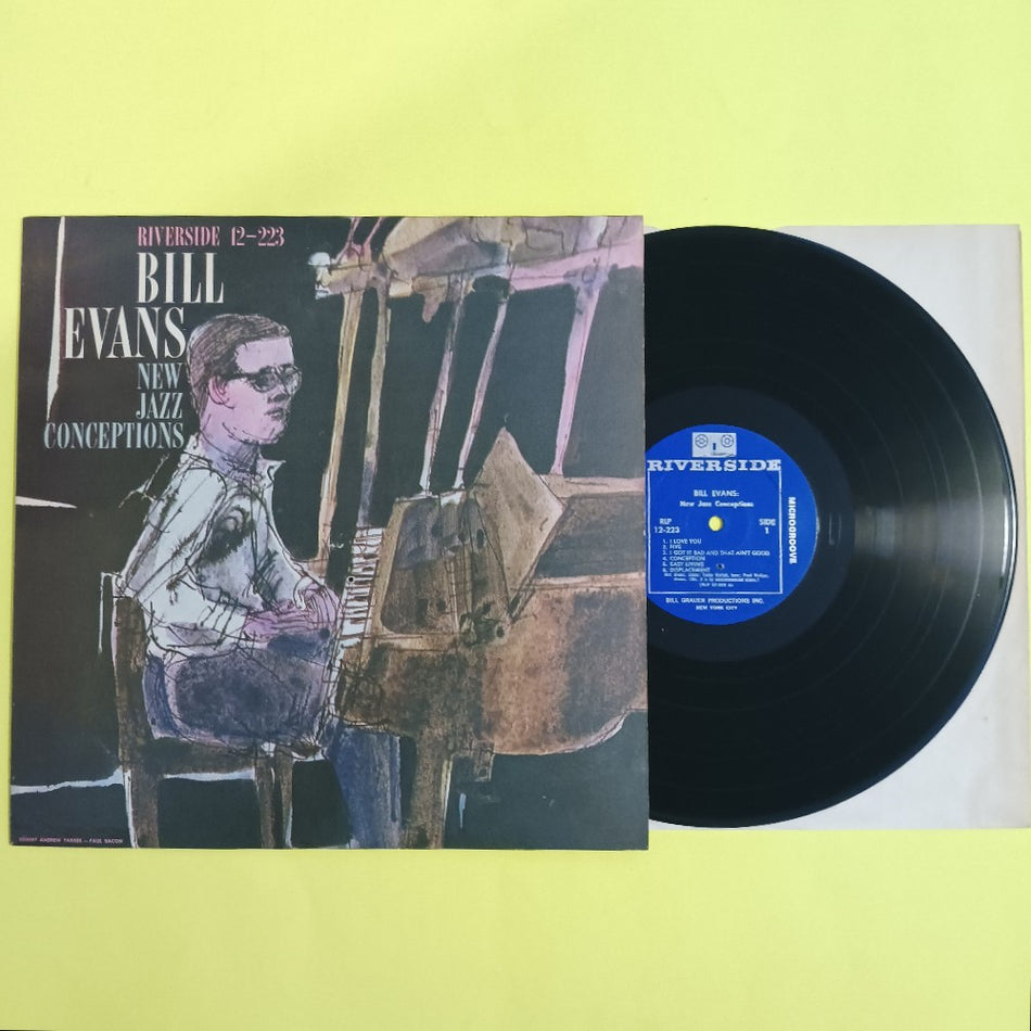 Bill Evans - New Jazz Perceptions MONO - 1961 - RLP 12-223 - Used - VG++ - Vinyl
