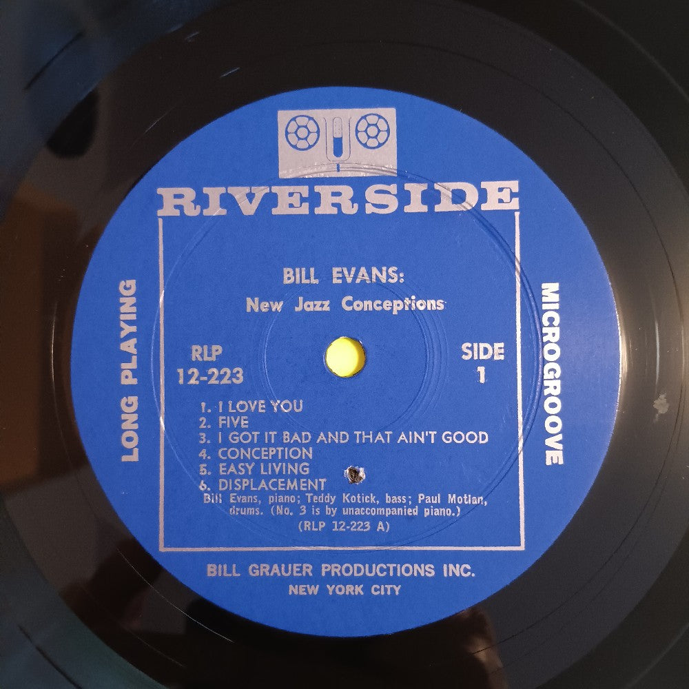Bill Evans - New Jazz Perceptions MONO - 1961 - RLP 12-223 - Used - VG++ - Vinyl