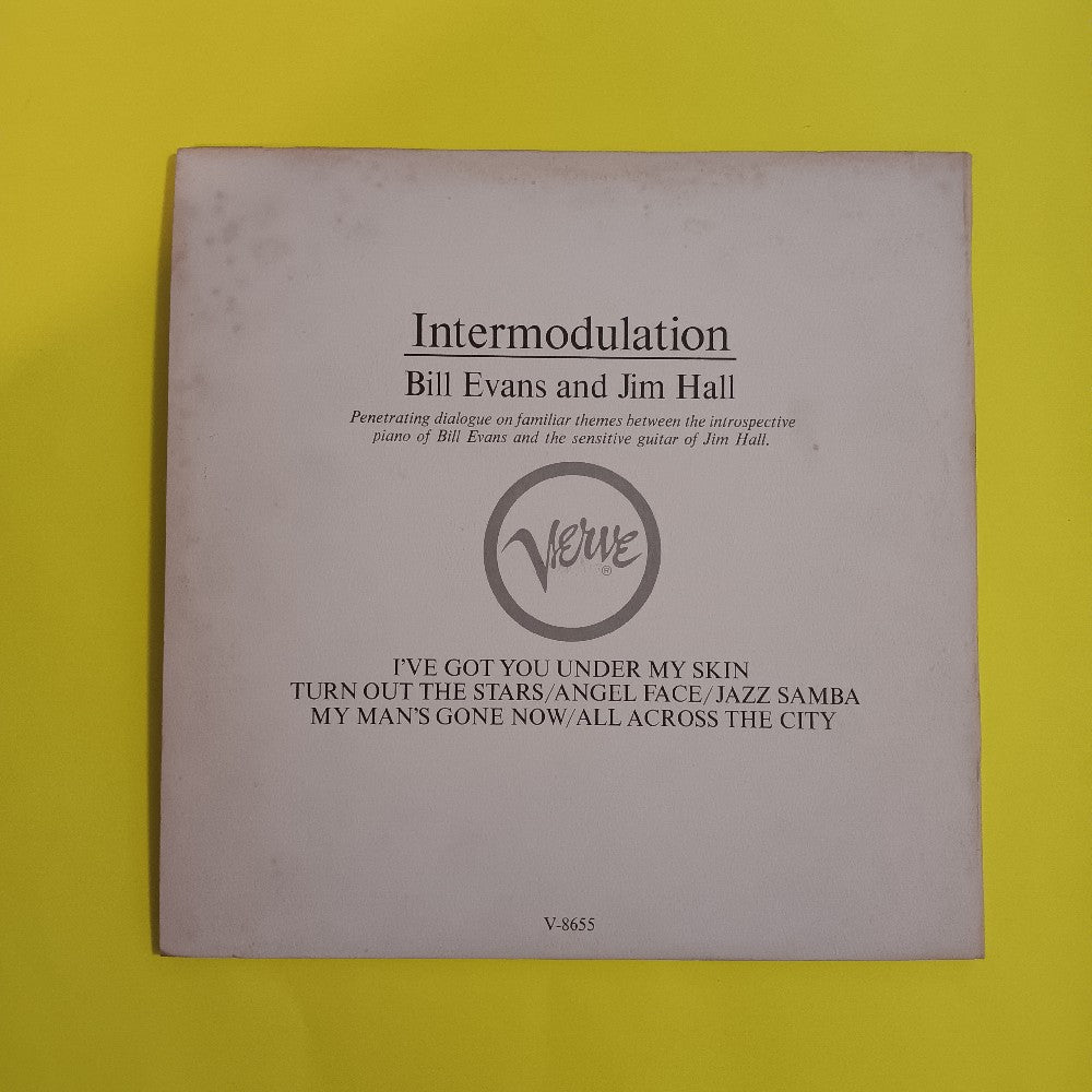 Bill Evans & Jim Hall - Intermodulation OG MONO RVG - 1966 - V-8655 - Used - VG++ - Vinyl