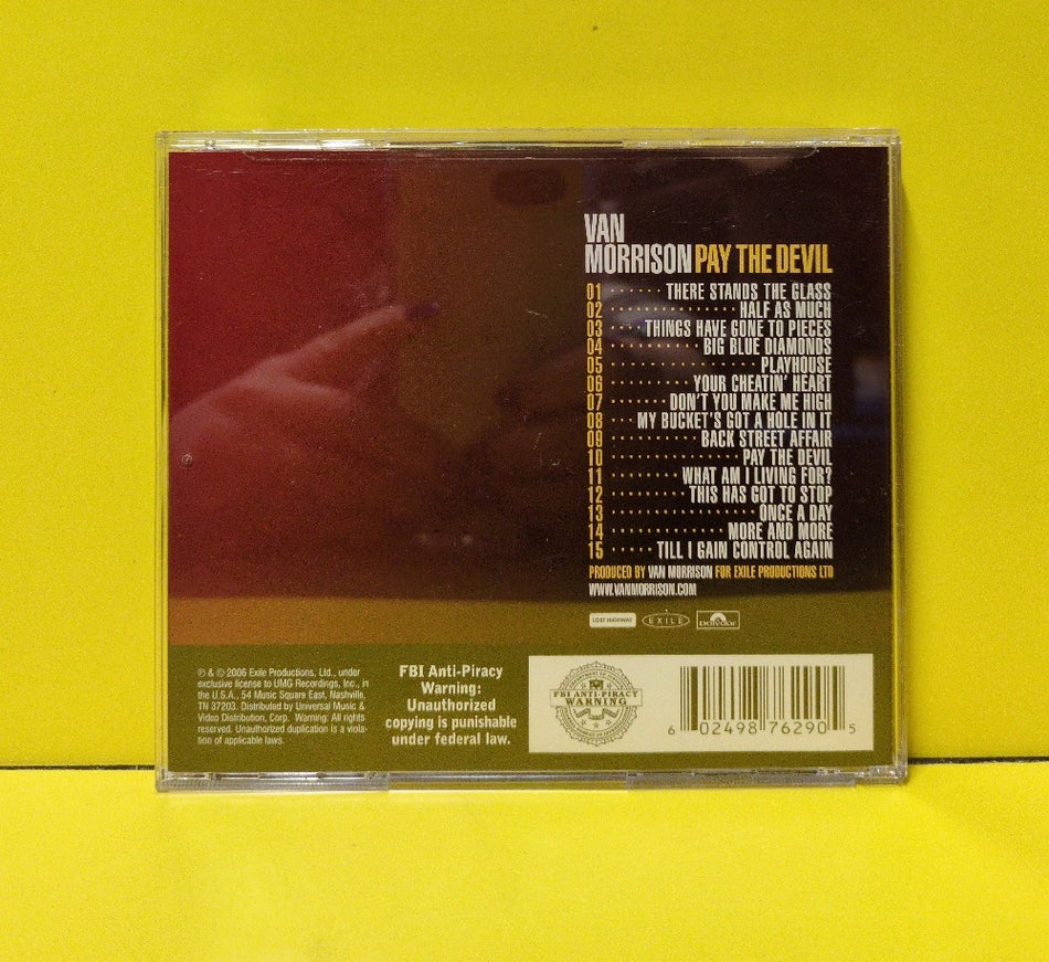 Van Morrison - Pay The Devil - 2006 - B0005968-02 - Used - EX - CDs