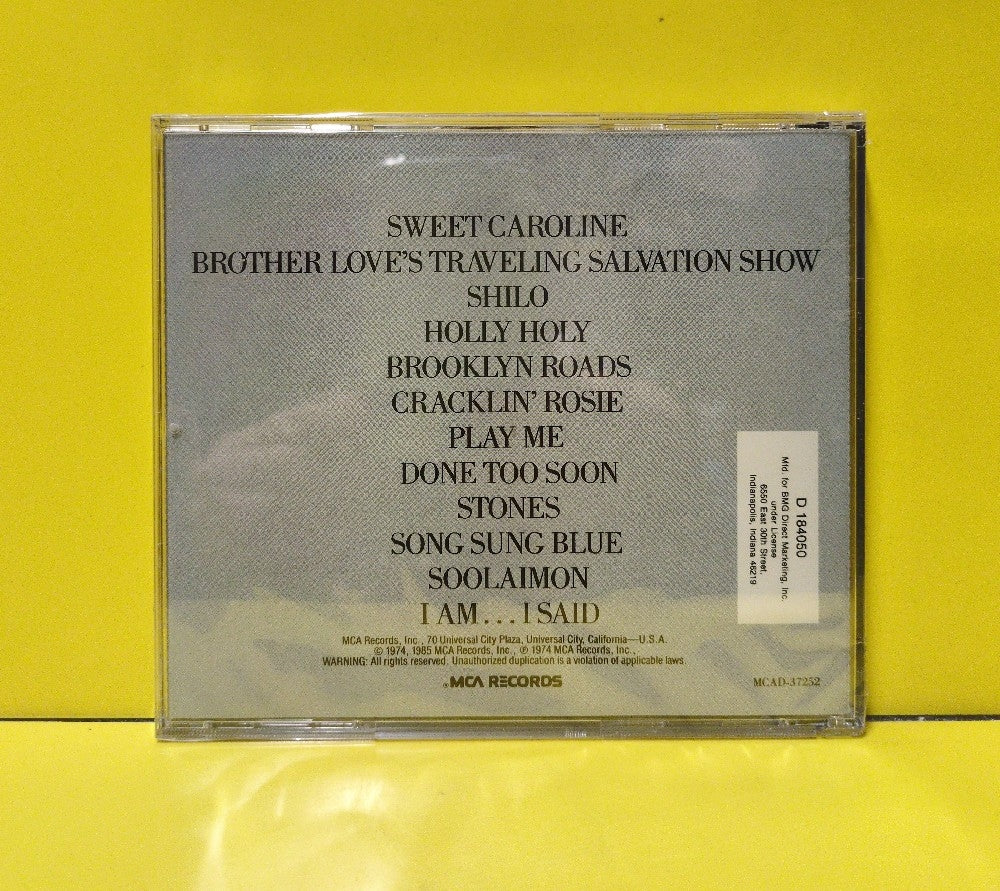 Neil Diamond - His 12 Greatest Hits - MCAD-37252 - New - Sealed - CDs - Reissue - BMG Club Edition