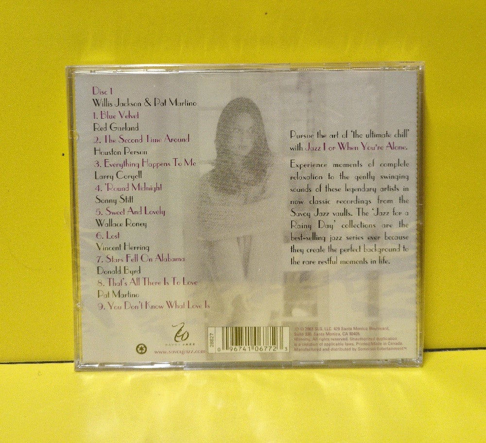 Various - Jazz For When You're Alone - Disc 1 - 2003 - 28827 - New - Sealed - CDs