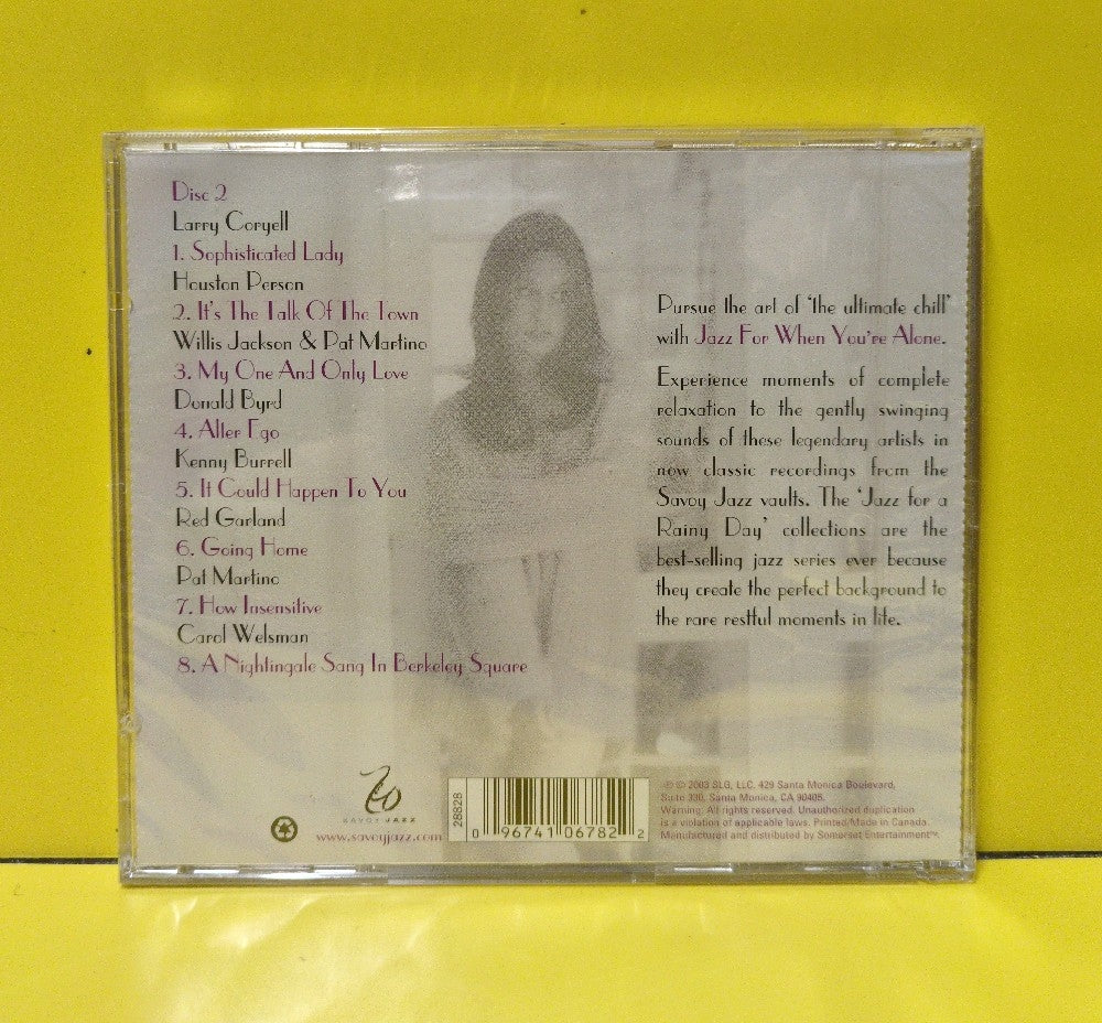 Various - Jazz For When You're Alone - Disc 2 - 2003 - 28828 - New - Sealed - CDs