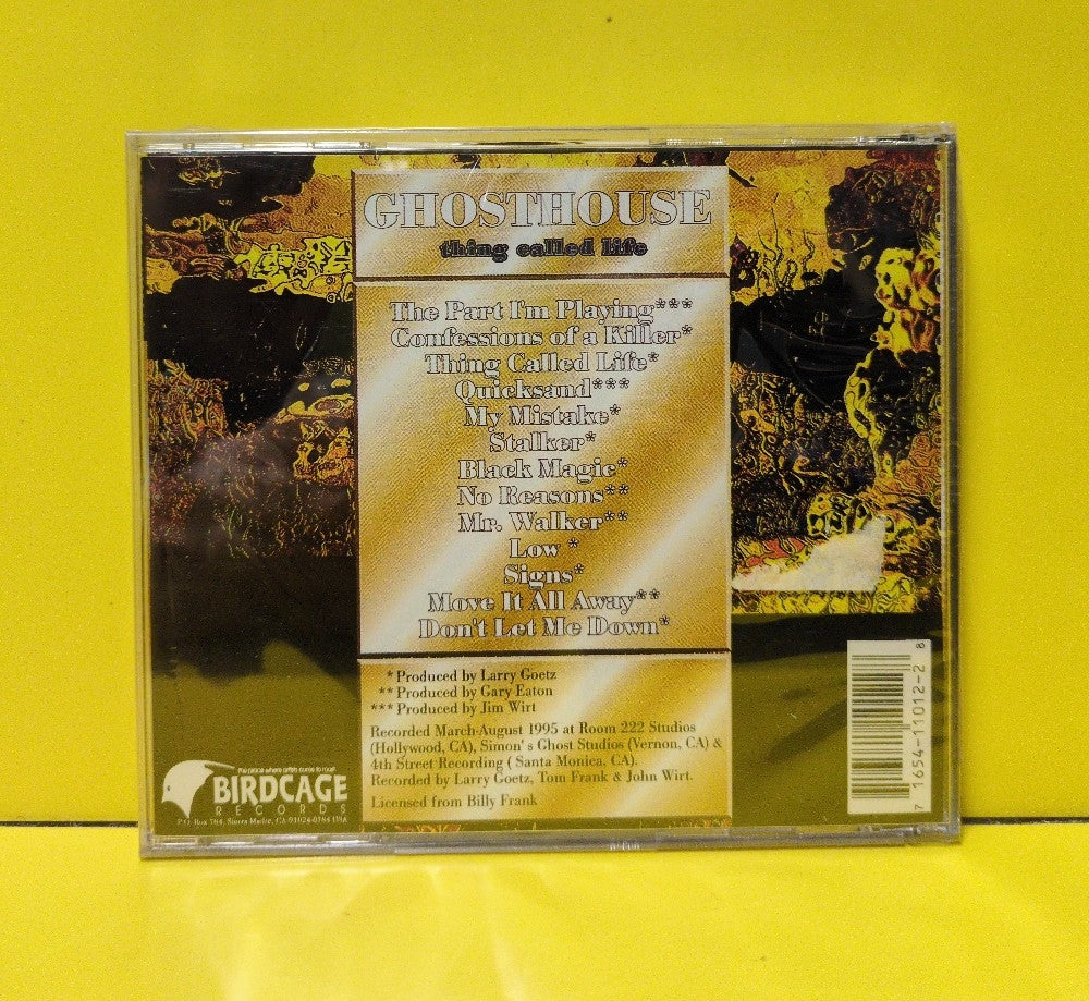 Ghosthouse - This Thing Called Life - 1996 - 11012 - New - Sealed - CDs