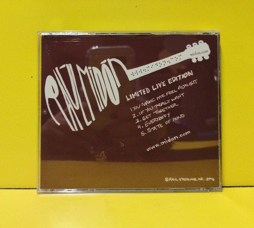 Raul Midon - Limited Live Edition - 2004 - Used - EX - CDs - EP - Limited Edition - Autographed