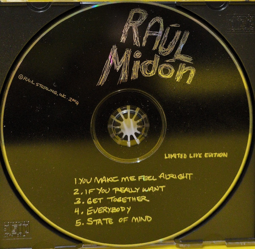 Raul Midon - Limited Live Edition - 2004 - Used - EX - CDs - EP - Limited Edition - Autographed