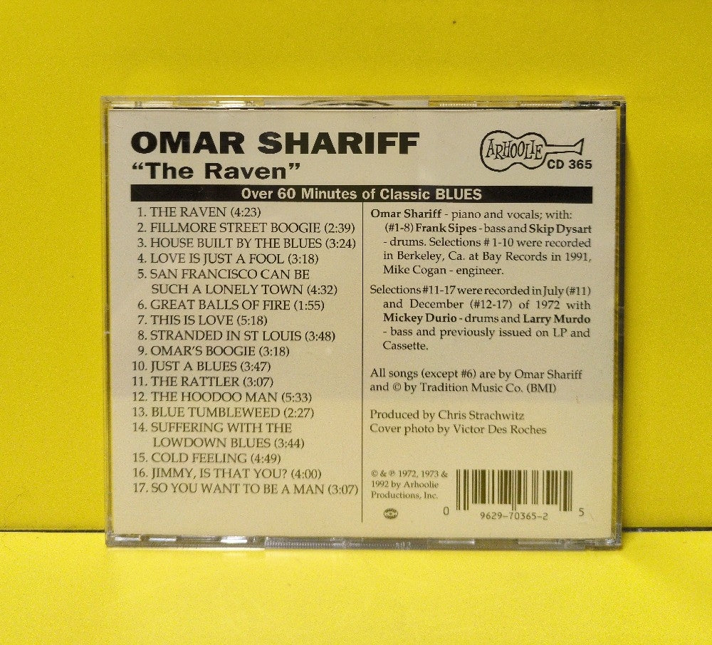 Omar Shariff - The Raven - 1992 - CD 365 - Used - EX - CDs