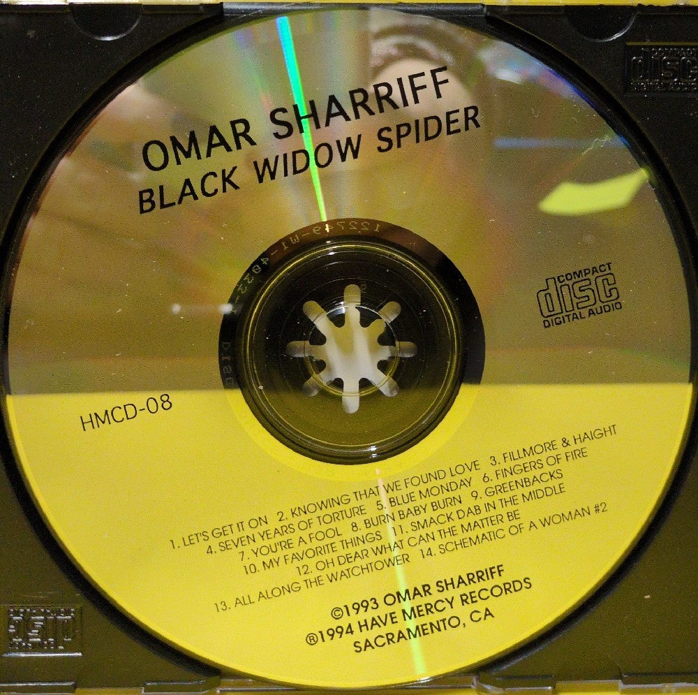 Omar Sharriff - Black Widow Spider - 1994 - HMCD-08 - Used - EX - CDs