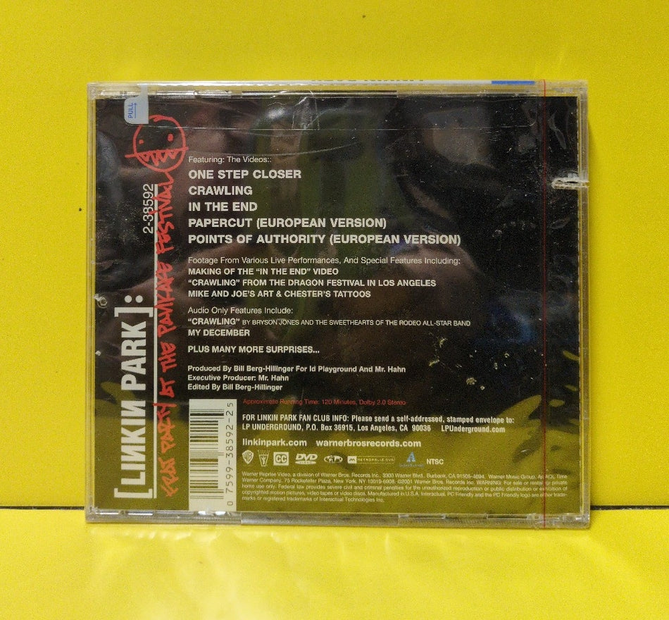 Linkin Park - Frat Party At The Pankake Festival - 2001 - 38592-2 - New - Sealed - DVDs & Blu-Rays
