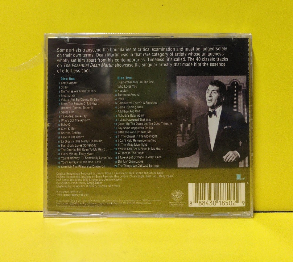 Dean Martin - The Essential Dean Martin - 2014 - 88843018502 - New - Sealed - CDs - 2xCD