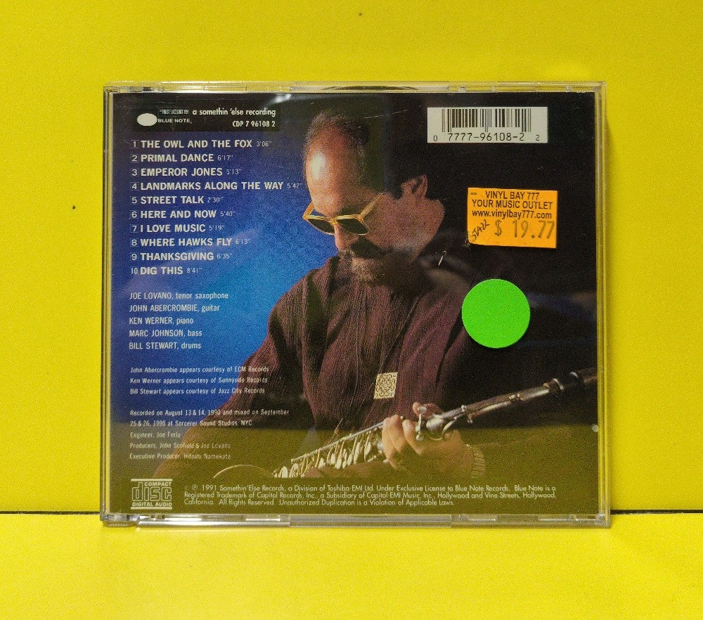 Joe Lovano - Landmarks - CDP 7 96108 2 - Used - EX - CDs - Repress