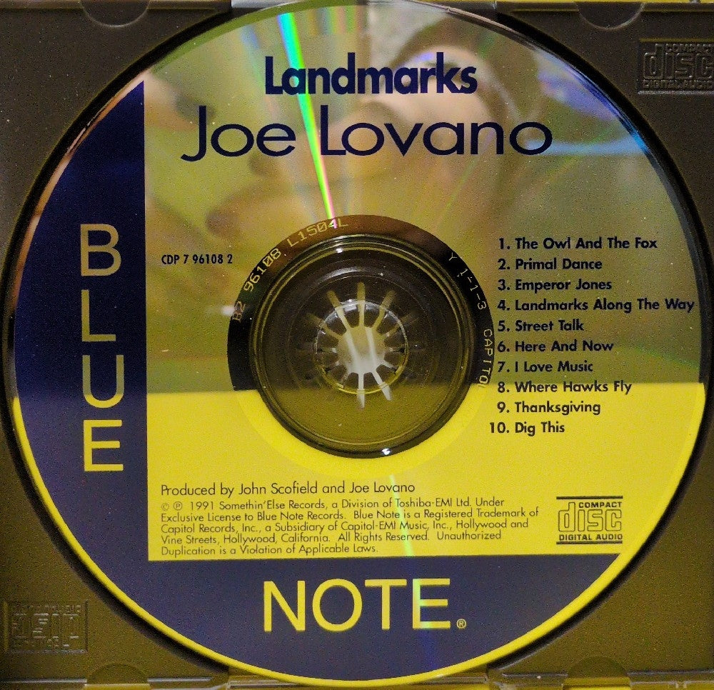 Joe Lovano - Landmarks - CDP 7 96108 2 - Used - EX - CDs - Repress