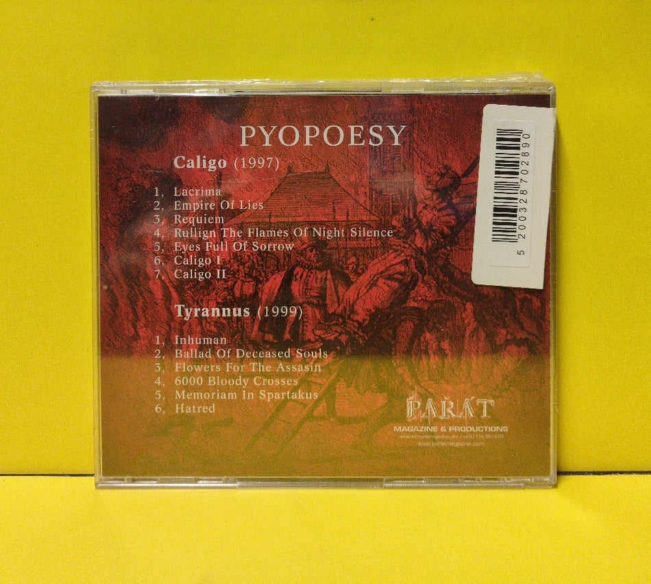 Pyopoesy - Caligo / Tyrannus - 2019 - PM82 - New - Sealed - CDs - Czech Republic Import