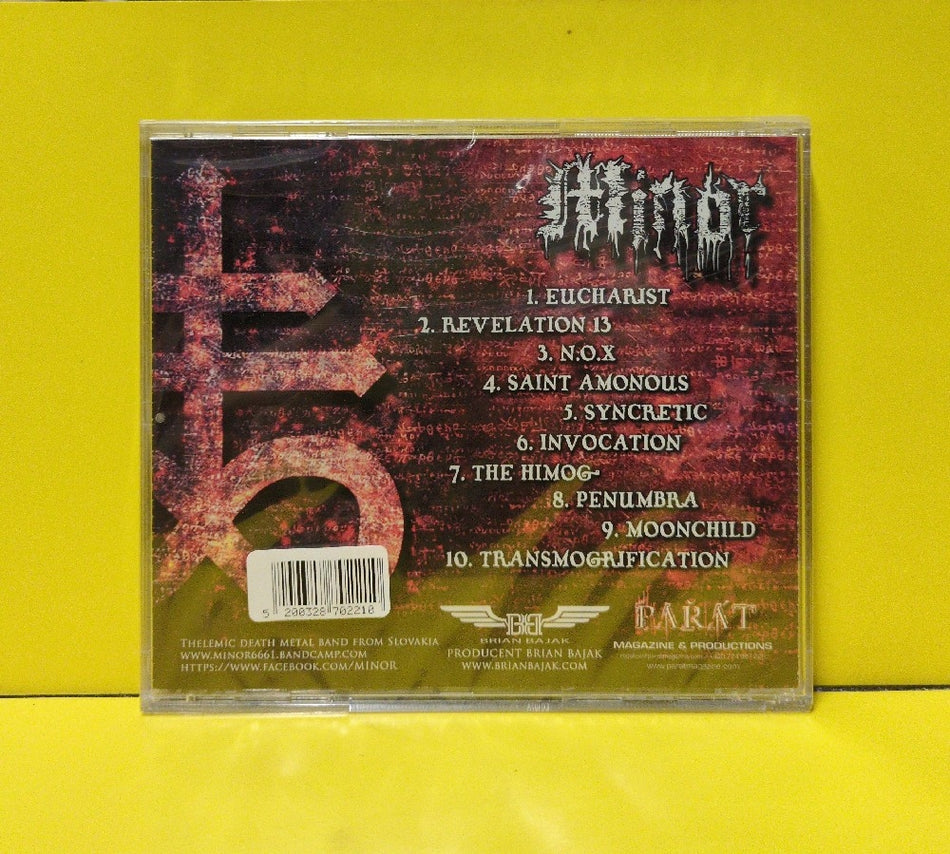 Minor - Book Of Shadows - 2020 - PM90 - New - Sealed - CDs - Czech Republic Import