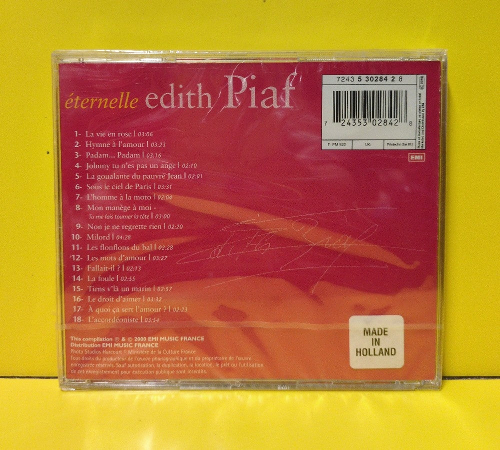 Edith Piaf - Éternelle - 2000 - 7243 5 30284 2 8 - New - Sealed - CDs - UK Import