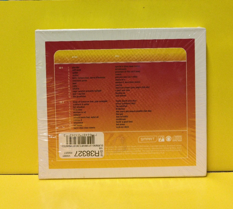 Various - Burning Up - 2001 - HGSMCD1 - New - Sealed - CDs - UK Import