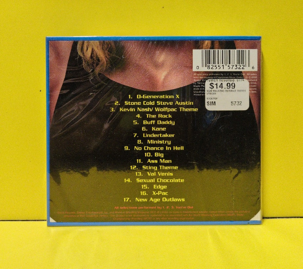 World Of Wrestling - W.O.W. Magazine Entrance Themes - 2000 - 57322 - New - Sealed - CDs
