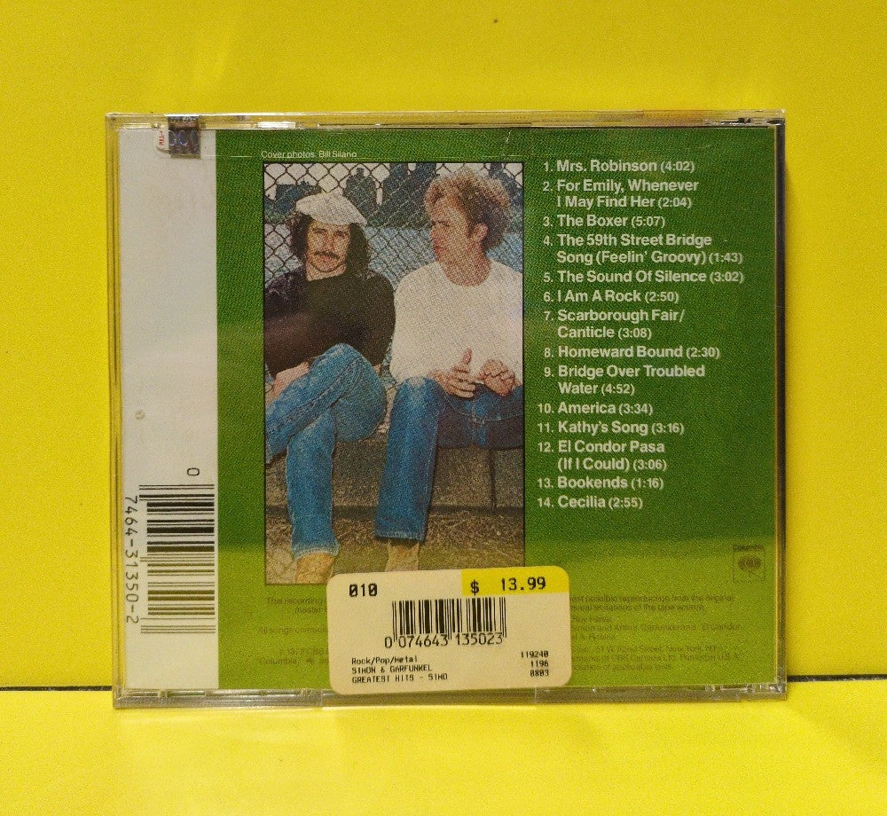 Simon And Garfunkel - Simon And Garfunkel's Greatest Hits - CK 31350 - New - Sealed - CDs - Reissue