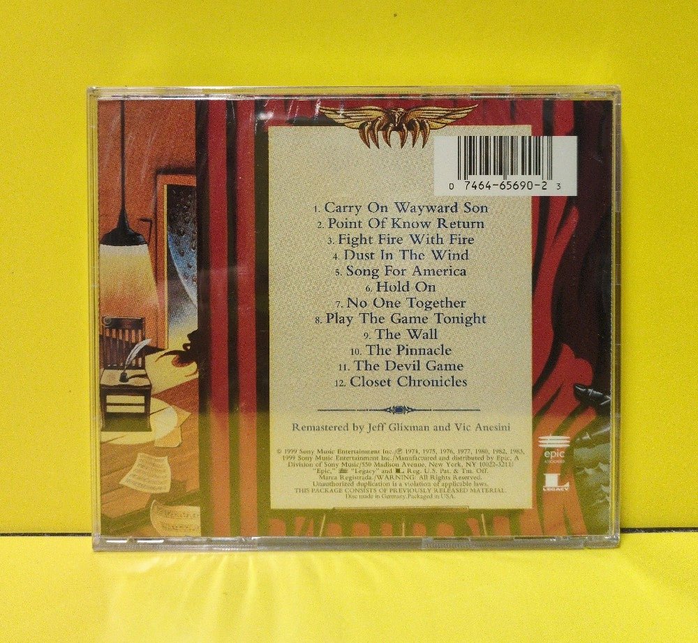 Kansas - The Best Of Kansas - ZK 65690 - New - Sealed - CDs