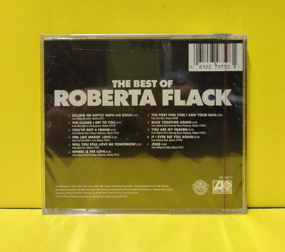 Roberta Flack - The Best Of Roberta Flack - 2012 - R2 19317 - New - Sealed - CDs