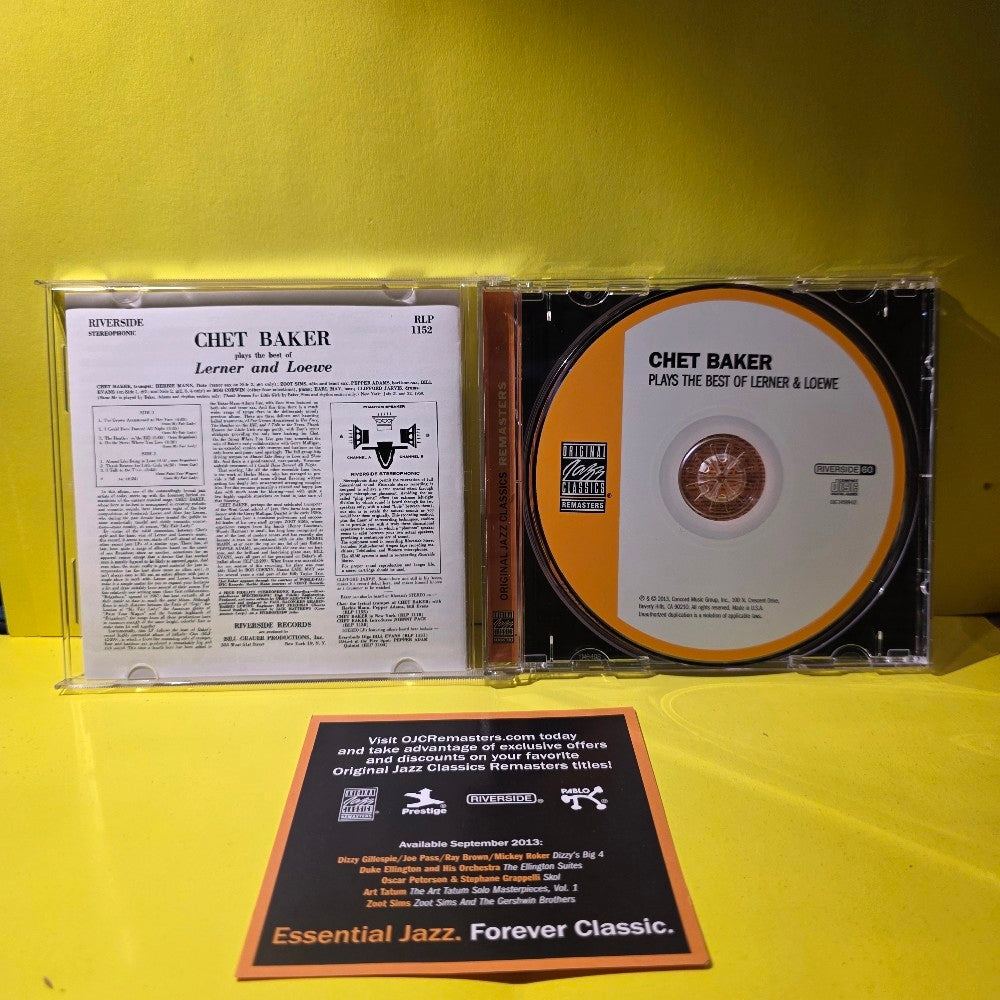 Chet Baker - Plays The Best Of Lerner & Loewe - 2013 - OJC-34599-02 - Used - NM - CDs
