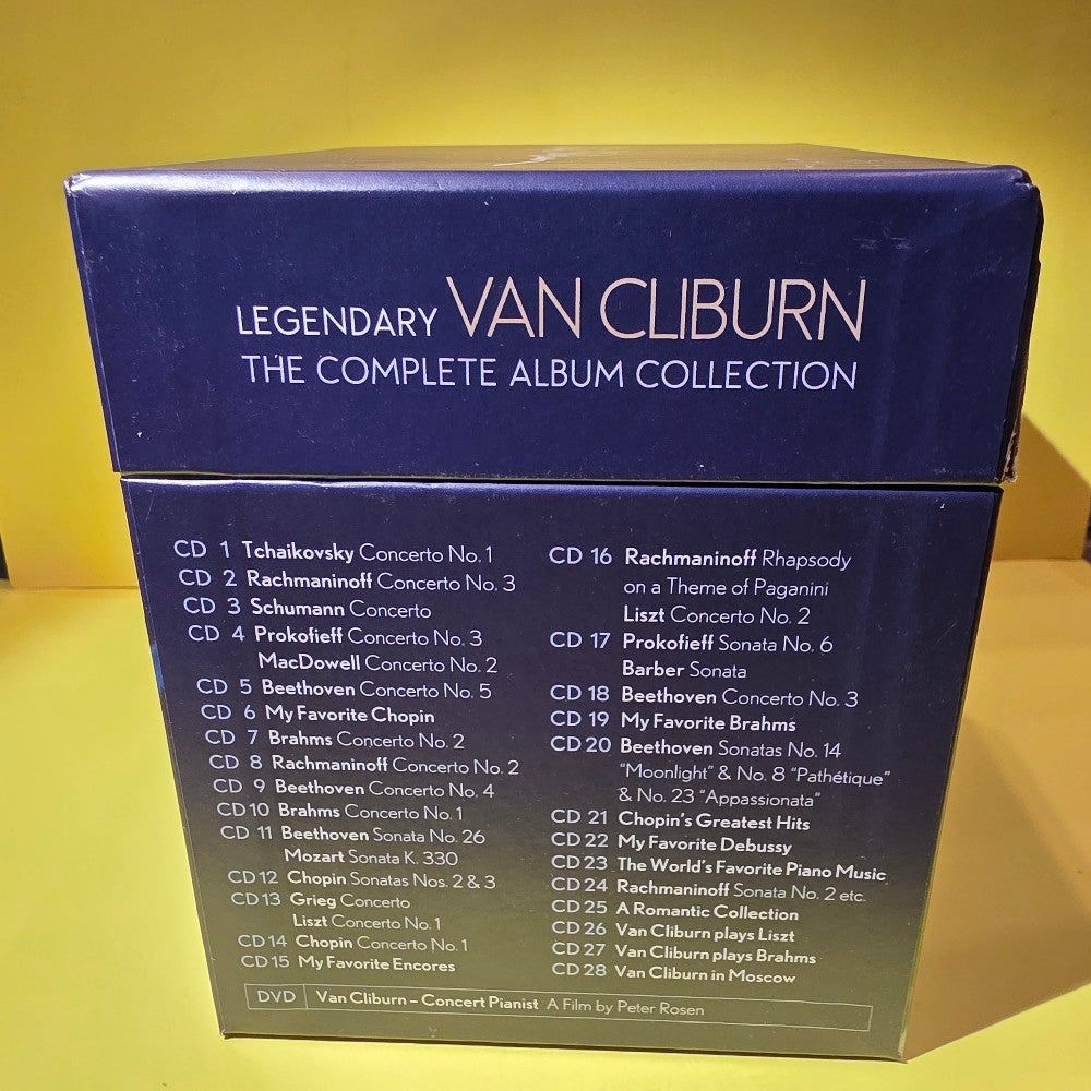 Van Cliburn - Legendary Van Cliburn (The Complete Album Collection) 28 CDs Box Set + DVD - 2013 - 88765407232 - Used - NM - CDs