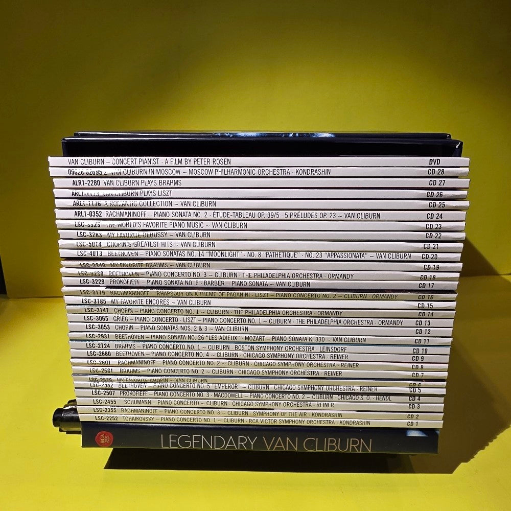 Van Cliburn - Legendary Van Cliburn (The Complete Album Collection) 28 CDs Box Set + DVD - 2013 - 88765407232 - Used - NM - CDs
