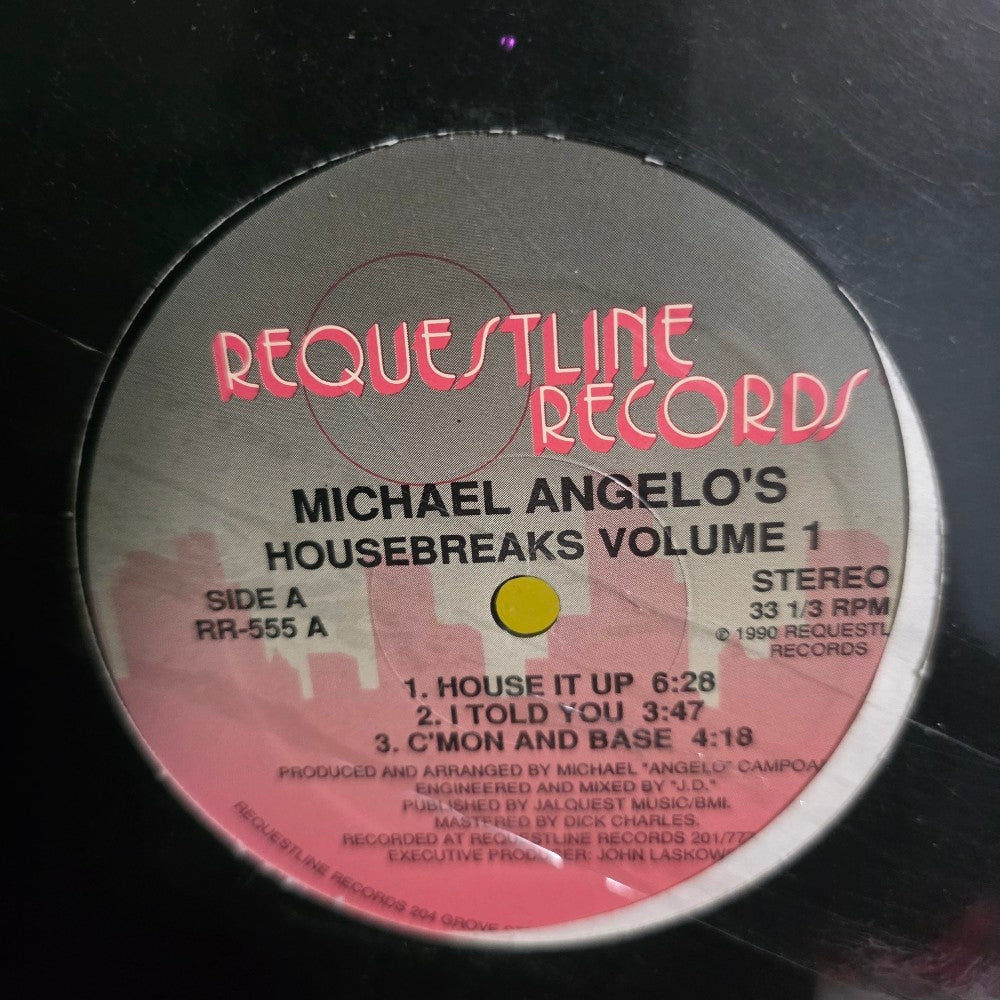Michael Angelo - Housebrakeaks Volume 1 - 1990 - RR-555 - New - Sealed - Vinyl