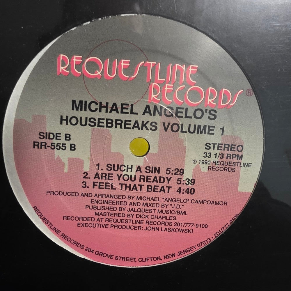 Michael Angelo - Housebrakeaks Volume 1 - 1990 - RR-555 - New - Sealed - Vinyl