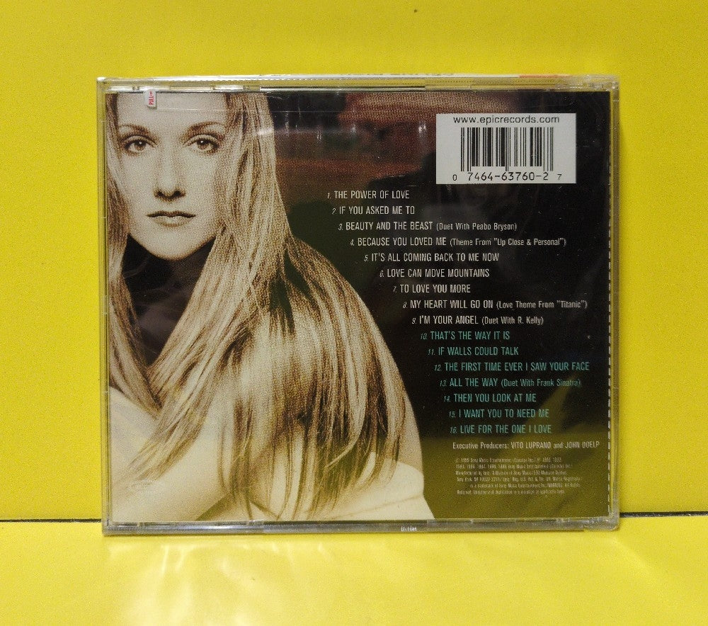 Celine Dion - All The Way... A Decade Of Song - BK 63760 - New - Sealed - CDs - Reissue