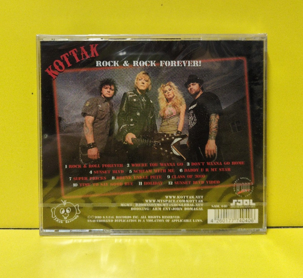 Kottak - Rock & Roll Forever - 2010 - SAOL 040 - New - Sealed - CDs - Germany Import - Enhanced