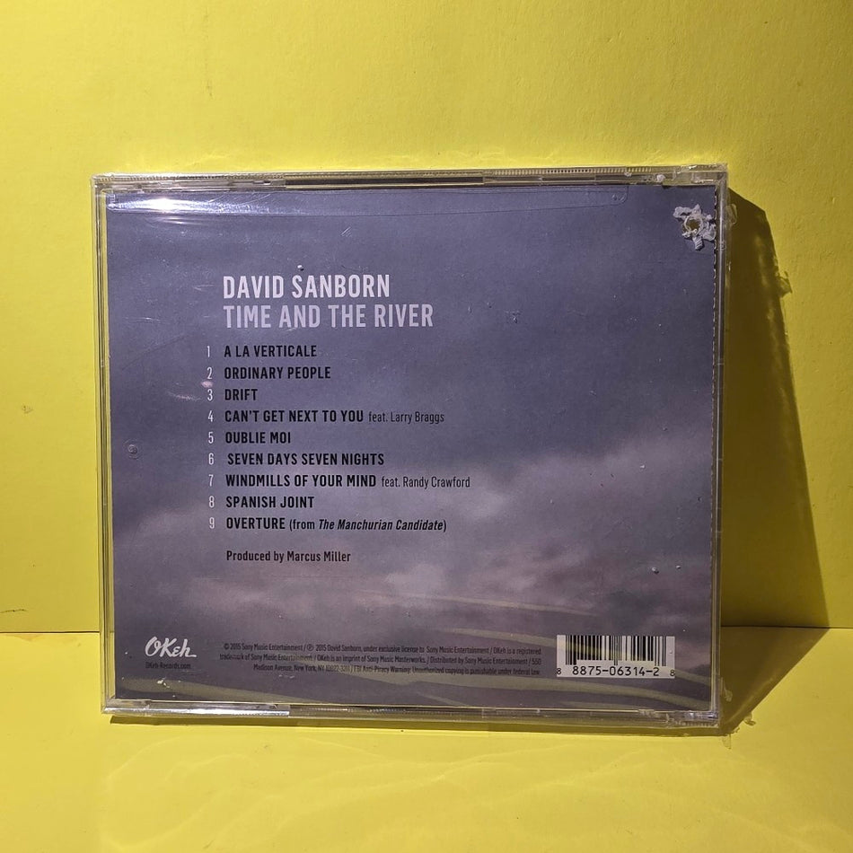 David Sanborn - Time And The River - 2015 - 88875063142 - New - Sealed - CDs