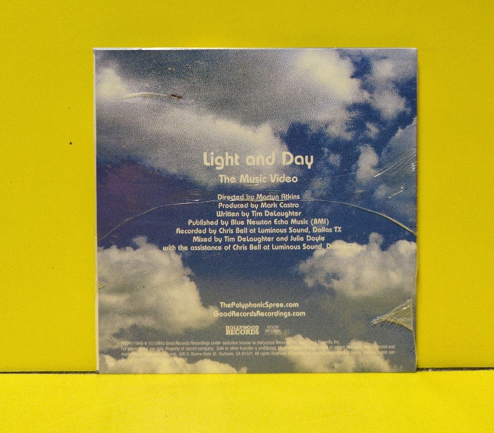 The Polyphonic Spree - Light And Day (The Music Video) - 2003 - New - Sealed - DVDs & Blu-Rays - Cardboard Sleeve - Promo