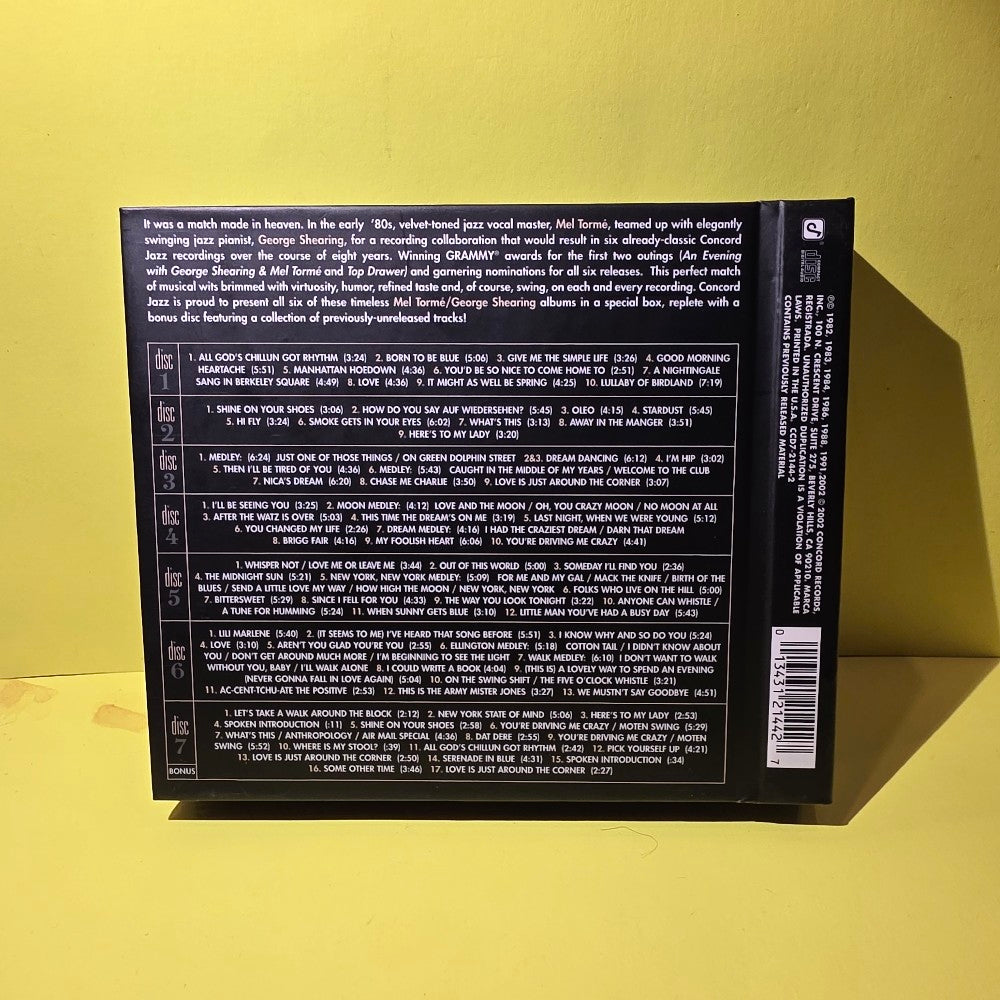 Mel Tormé & George Shearing - The Complete Concord Recordings / 7 CDs Booklet Set  - 2002 - CCD7-2144-2 - Used - EX - CDs