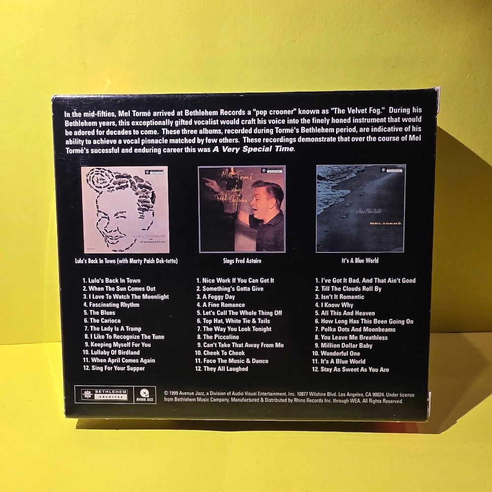 Mel Tormé - A Very Special Time 3 CDs Set  / 2 Sealed 1 Open But Mint - 1999 - R2 75961 - New - NM - CDs
