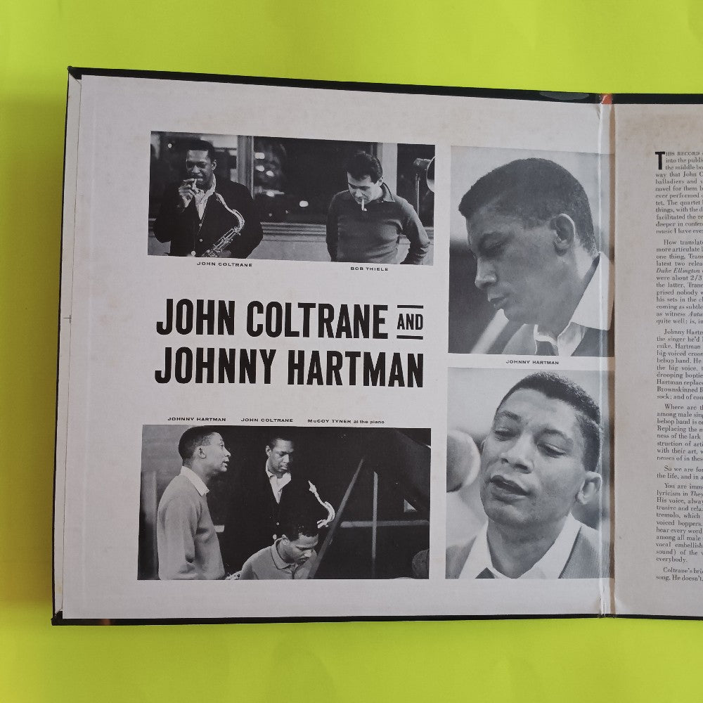 John Coltrane And Johnny Hartman - Coltrane And Hartman OG RVG MONO - 1963 - A-40 - Used - VG++ - Vinyl