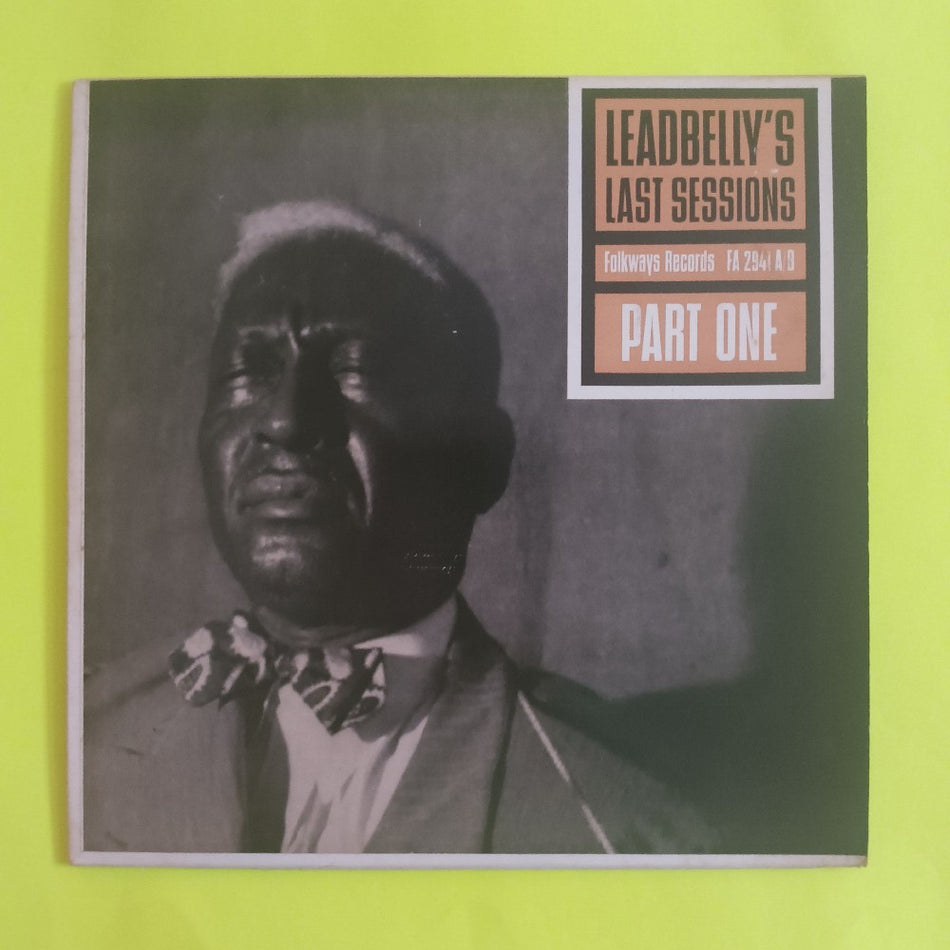 Leadbelly  - Leadbelly's Last Sessions Part One WITH BOOKLET - 1962 - FA2941 A/B - Used - VG++ - Vinyl