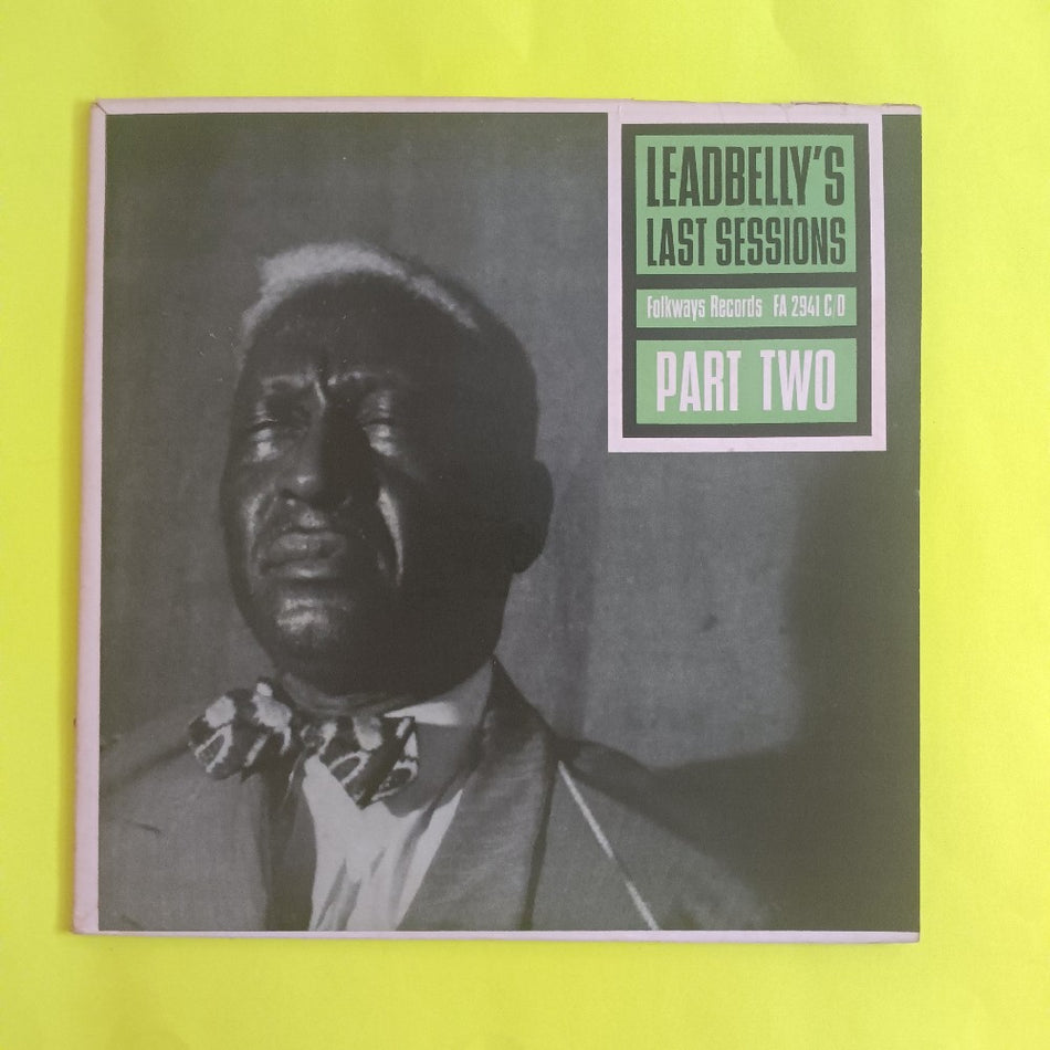 Leadbelly - Leadbelly's Last Session Part Two WITH BOOKLET - 1962 - FA2941 C/D - Used - VG++ - Vinyl