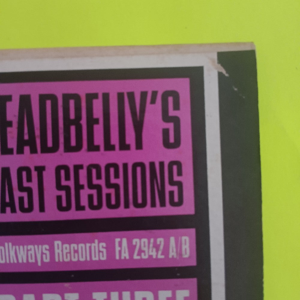 Leadbelly - Leadbelly's Last Sessions Part Three WITH BOOKLET - 1962 - FA2941 A/B - Used - VG++ - Vinyl