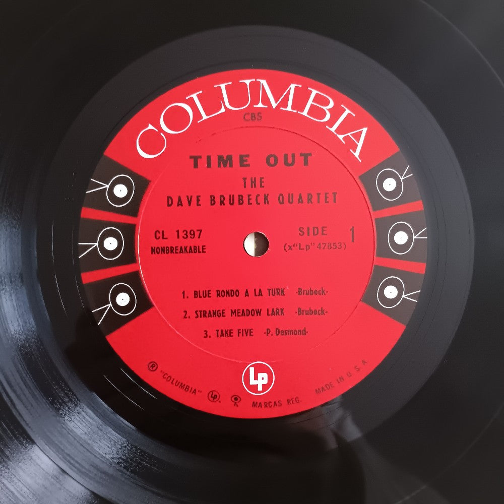 Dave Brubeck Quartet - Time Out 6 EYE MONO CBS - 1961 - CL 1397 - Used - VG++ - Vinyl