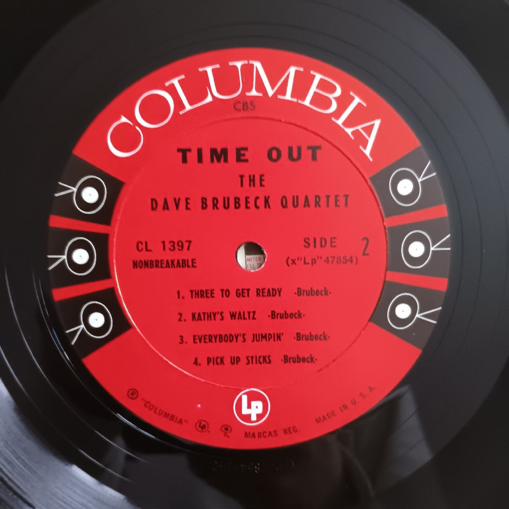 Dave Brubeck Quartet - Time Out 6 EYE MONO CBS - 1961 - CL 1397 - Used - VG++ - Vinyl