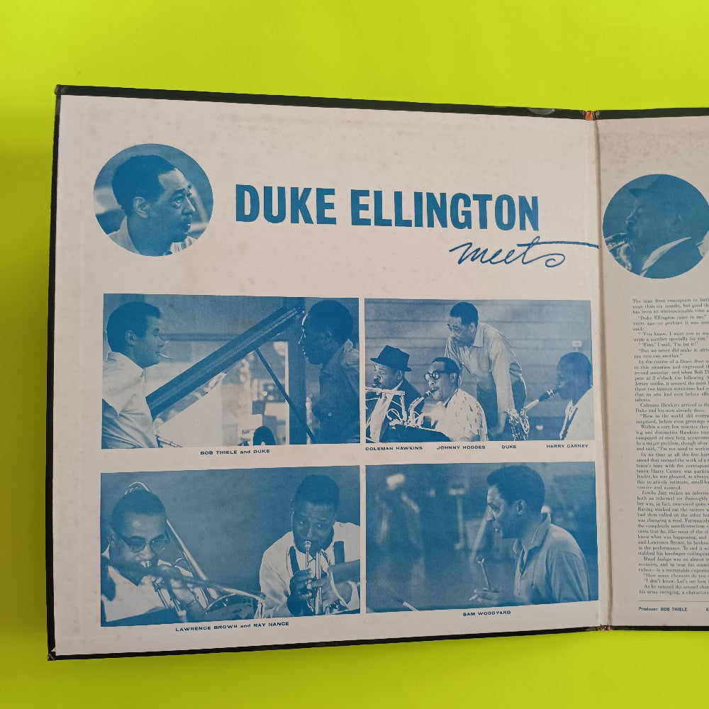 Duke Ellington & Coleman Hawkins - Duke Ellington Meets Coleman Hawkins OG MONO AM-PAR RVG - 1963 - A-26 - Used - VG++ - Vinyl