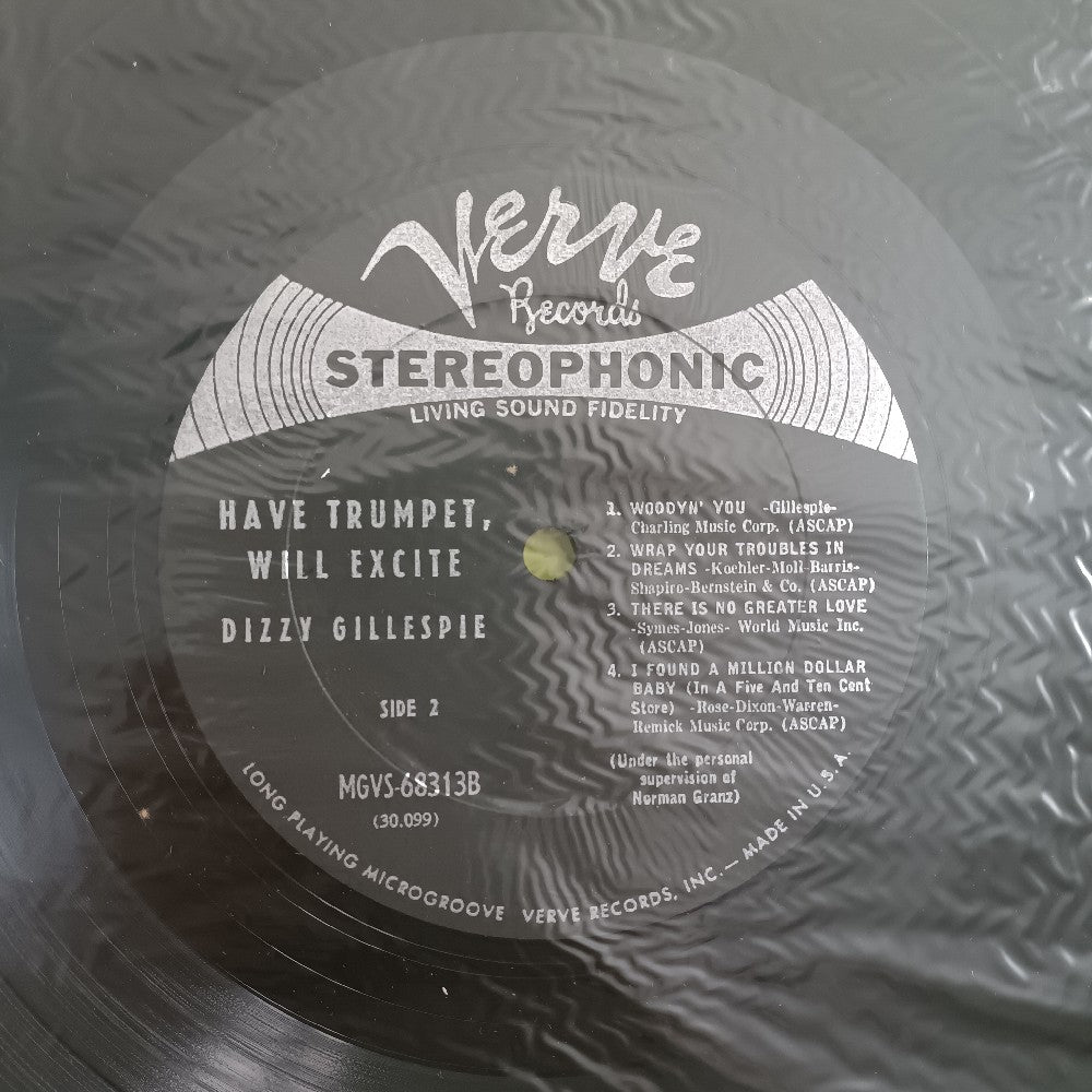 Dizzy Gillespie - Have Trump, Will Excite! Rare Label Variant - 1960 - MGVS 68313 - New - Sealed - Vinyl
