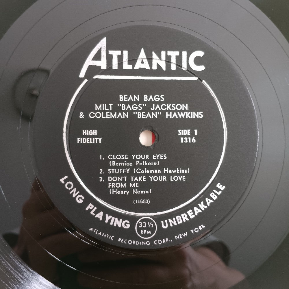 Milt Jackson & Coleman Hawkins - Bean Bags OG MONO - 1959 - Atlantic 1316 - Used - VG++ - Vinyl