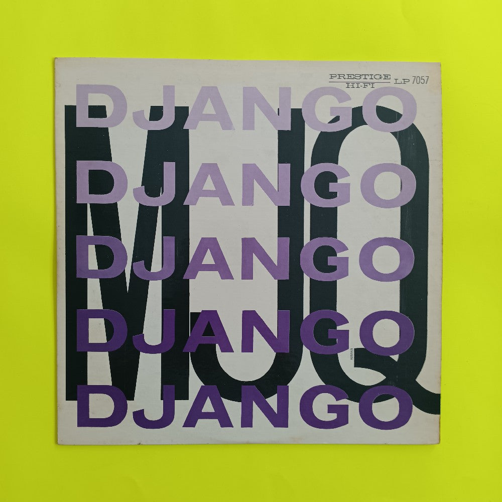 MJQ Modern Jazz Quartet - Django DG Mono Yellow Fireworks Label - 1958 - PRLP 7057 - Used - VG++ - Vinyl