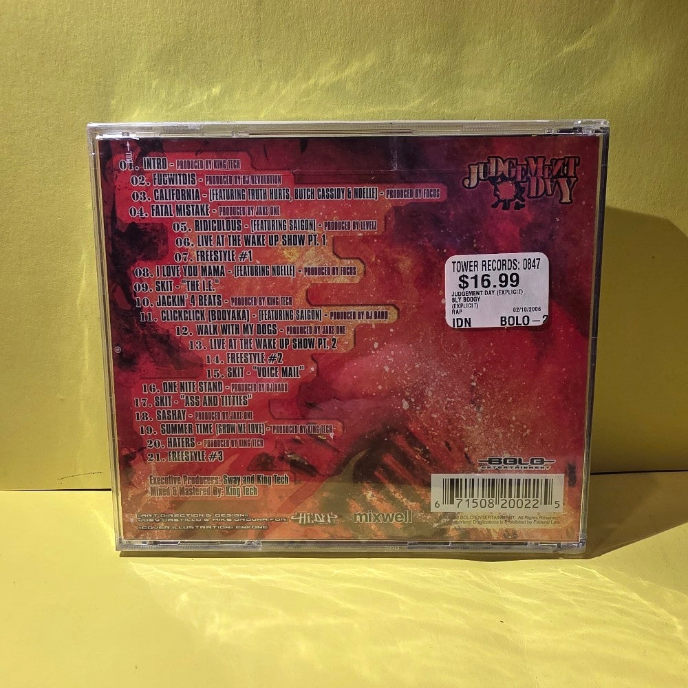 Sly Boogy - Judgement Day - 2003 - New - Sealed - CDs