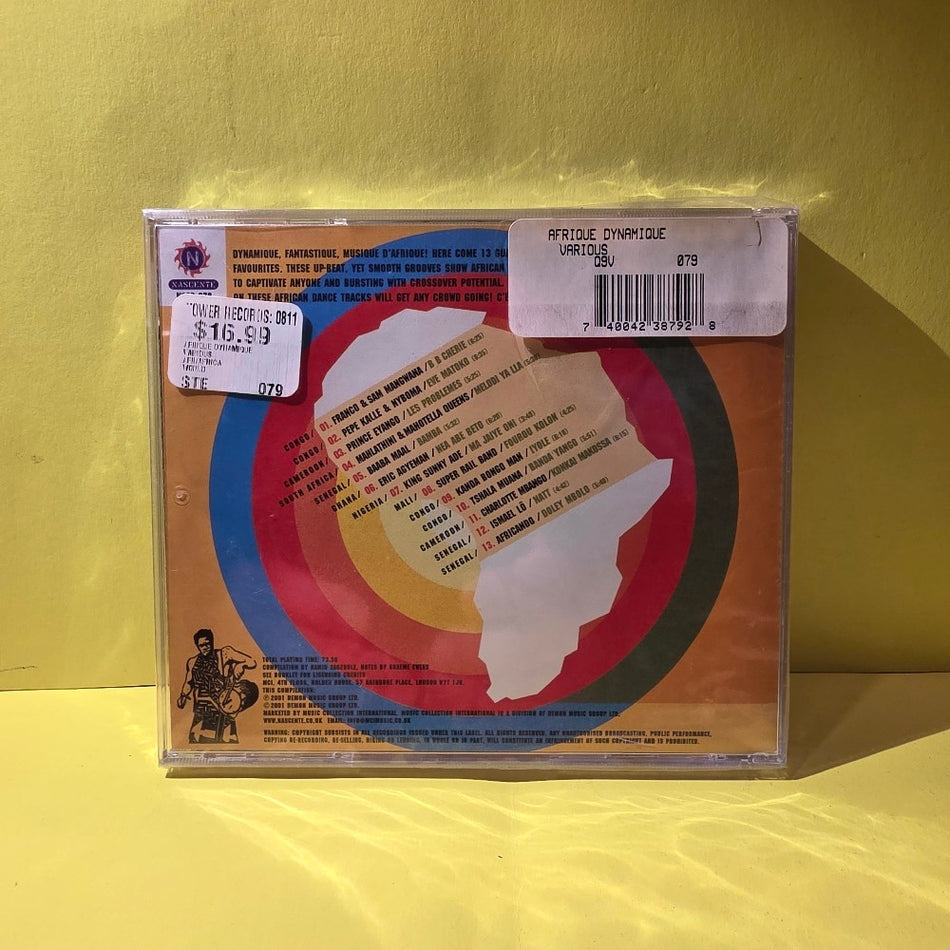 Various  - Afrique Dynamique! Les Son Funky Du Coeur D'Afrique - 2001 - NSCD 079 - New - Sealed - CDs