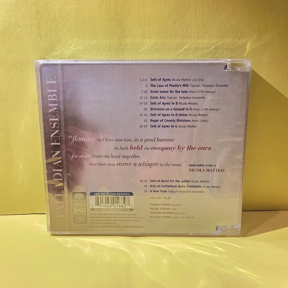 Palladian Ensemble - Held By The Ears - 2001 - CKD 168 - New - Sealed - CDs